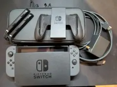 Nintendo Switch 本体 グレー SDカード 純正ケース付き