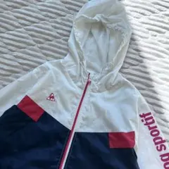 美品　ルコック　ウインドブレーカー　ジャンパー　ゴルフ　スポーツ　ロゴ刺繍