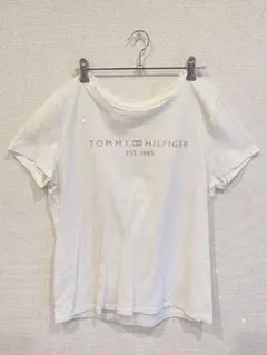 【即購入OK】TOMMY HILFIGERTシャツカラー白　大人気　半袖