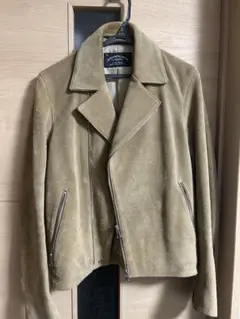 美品）グリーンレーベルスエードジャケット