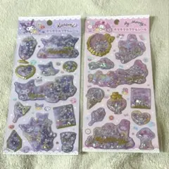 正規品 マイメロ　クロミ　キラキラカプセルシール セット