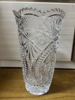 Bohemia Crystal 花瓶 チェコ製 クリスタルガラス - メルカリ
