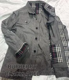 バーバリーブラックレーベル ノバチェック コート