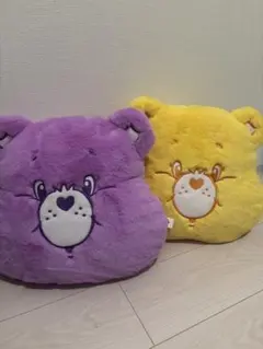 当時物 care bears ケアベア フェイスクッション 5体 - メルカリ