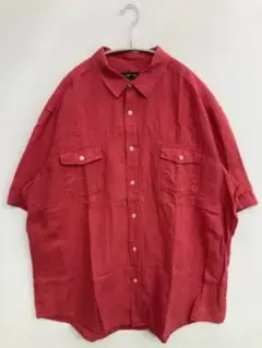claiborne クレイボーン 半袖シャツ XL 赤 ビッグシルエット メンズのサムネイル