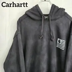 Carhartt☆カーハート スウェット フードパーカー ブラック M 0053