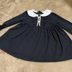 黒のワンピース（襟付き）　90