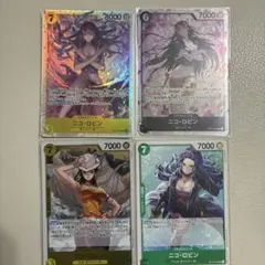ワンピースカード ニコ・ロビン SR 3枚セット まとめ売り OP12-087