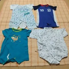 ロンパース セット 4点セット 春夏物 まとめて 甚平