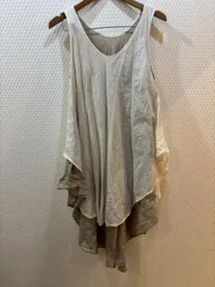 CIVARIZE フェイクレイヤードロングタンクトップ WHITE - メルカリ