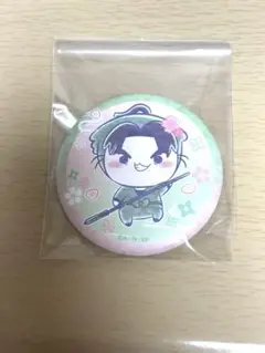 忍たま乱太郎 フリューくじ 桜もちぴこ 缶バッジ 潮江文次郎