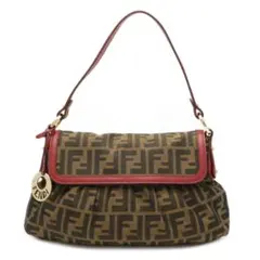 Fendi FFロゴプリント ショルダーバッグ