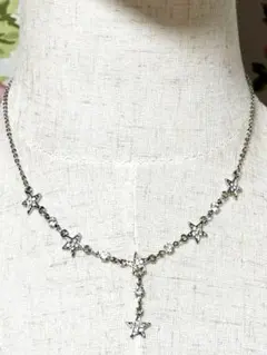 星型クリスタルネックレス