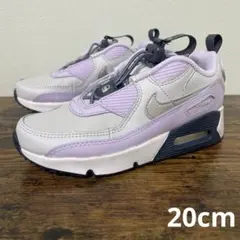 ナイキ　エアマックス 90 トグル　20cm　パープル/シルバー　PSモデル