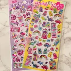 242.送料込み　キラキラ3Dシール2個セット