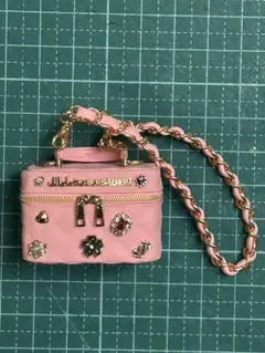 jillstuart ミニブローチバニティキーホルダー ピンク