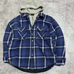 “MOOSE CREEK ムースクリーク　中綿ネルパーカー　チェック”