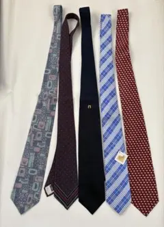 ネクタイセット 4本 RYKIEL NINA RICCI 他