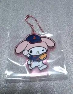タイトーくじ サンリオ×侍ジャパン F賞 マイメロディ アクリルキーホルダー