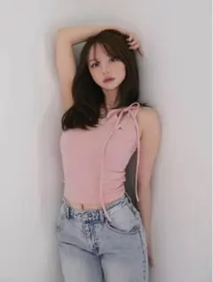 andmary heart point tops pink - メルカリ