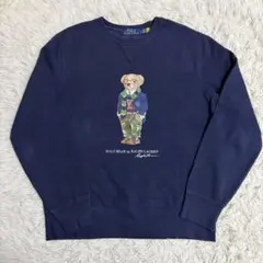 【美品】POLO RALPH LAUREN ポロベア トレーナー QRコードタグ