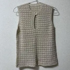 かぎ針編み　ベスト