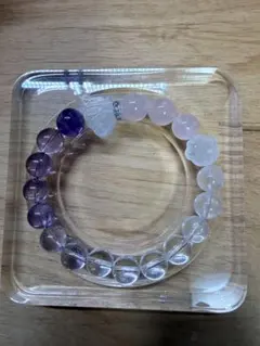 高品質【天然水晶ブレスレット】