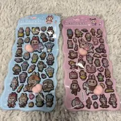 ラブブ LABUBU お尻シール 3D立体シール クリスマスプレゼント2点セット