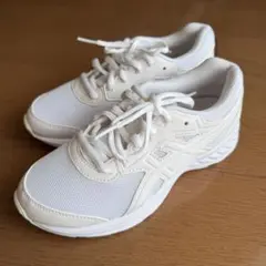 アシックス　スニーカー　白　size21.5