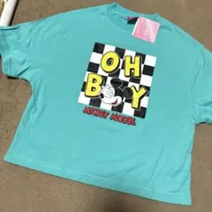 【新品】Disney ミッキー　半袖Tシャツ 120cmのサムネイル