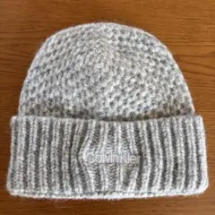 Calvin Klein グレー ニット帽