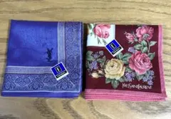 Yves Saint Laurent ハンカチ 2点セット