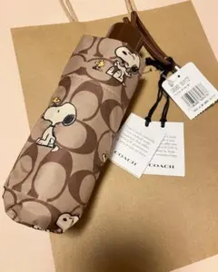 新品 【COACH X PEANUTS】UV ミニ アンブレラ スヌーピー