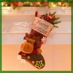 クリスマス オーナメント 靴下 クリスマス靴下 大きい サンタソックス トナカイ