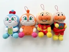 アンパンマン ぬいぐるみ マスコット アンパンマン　ドキンちゃん　コキンちゃん