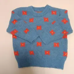 花柄ニットセーター 【18-24】