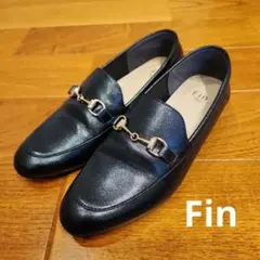 Fin　本革　ビットローファー