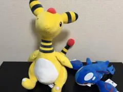 ポケットモンスター カラーセレクションぬいぐるみblue カイオーガとデンリュウ