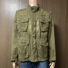 【古着】 LEFLAH ダメージ加工 ミリタリージャケットのサムネイル