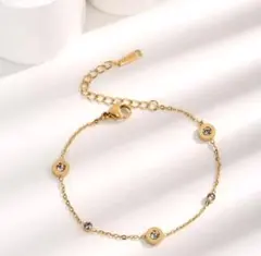 ブレスレット サージカルステンレス ジルコニアダイヤ 人気 トレンド ローマ数字