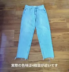 ミラオーウェン ハイウエスト ライトブルーデニム サイズ0