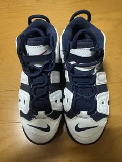 ◾︎NIKE AIR MORE UPTEMPOモアテン キッズ 22cm ネイビー