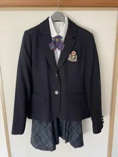 ポンポネット　卒服　ネイビー セレモニースーツ 3点セット