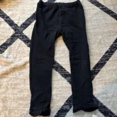 黒いレギンス ポケット付き110cm