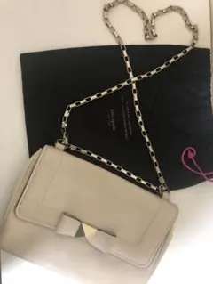 kate spade new york リボンスタッズチェーンショルダー バッグ