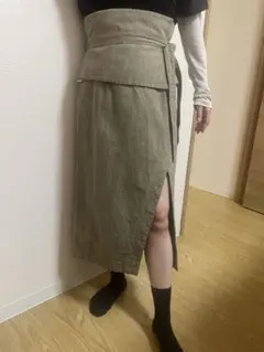 sea new york ハイウェストスリッド巻きスカート