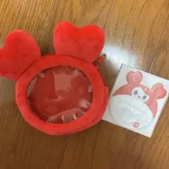 twiceチェヨン　FCくじ　ポーチ、缶バッジケース