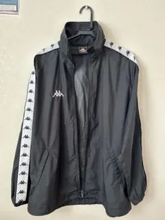 （古着）90s Kappa black nylon jacket