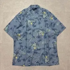 新品 90s RalphLauren ラルフ アロハシャツ オープンカラーシャツ