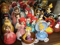 ディズニープリンセス　カプキャラヒロインドール　17体　ガチャガチャ　人形